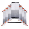 Krause Dopplo doppelseitige Stehleiter silber