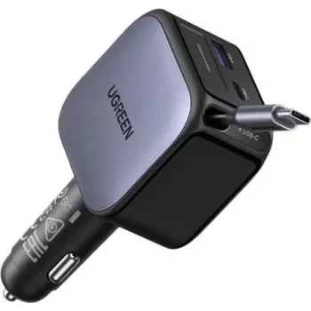 Autoladegerät UGREEN Fast Car Charger 2-Port 60W (55212B) – 2-Port 60W Fahrzeug-USB-Ladegerät