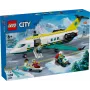 LEGO City Rettungsflugzeug 60465 – kleines Rettungsflugzeug-Bauset, 403 Teile, 4 Minifiguren, Alter 6+