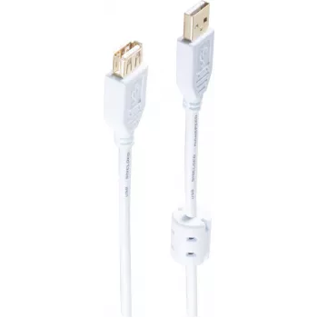 shiverpeaks BS77123-WF USB-Kabel 3 m USB 2.0 USB A Weiß (BS77123-WF)