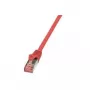 Netzwerkkabel LogiLink 5m Cat.6 RJ-45 S/FTP Rot