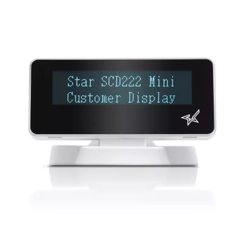 Display Star Micronics SCD222U 20 Stellen USB 2.0 Weiß