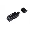 Natec MINI ANT 3 USB 2.0 Kartenleser (SD, SDHC, MMC, M2, microSD), Schwarz (NCZ-0560)