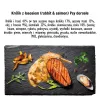 PAKA ZWIERZAKA Kaninchen mit Lachs M - Trockenfutter für Hunde - 9 kg
