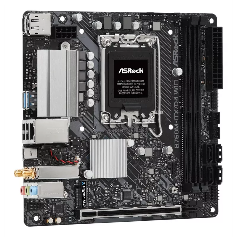 Motherboard ASRock B760M-ITX/D4 WiFi Intel B760 LGA 1700 mini ITX