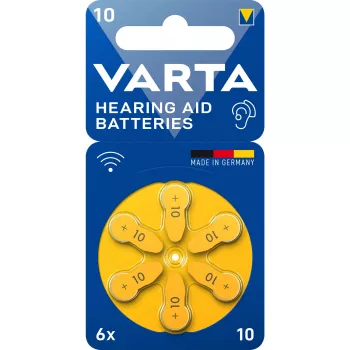 Einwegbatterie Varta 10 PR70 Zink-Luft 3,5 mm Höhe 5,8 mm Durchmesser
