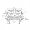 TB TV-Wandhalterung TB-43P 26-55 55 kg VESA 400x400 (TB-43P)