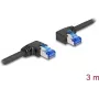Netzwerkkabel DeLOCK RJ45 Cat.6A S/FTP 3m Schwarz