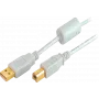 USB-Kabel USB 2.0 ShiverPeaks BS77022 1,8 m Grau