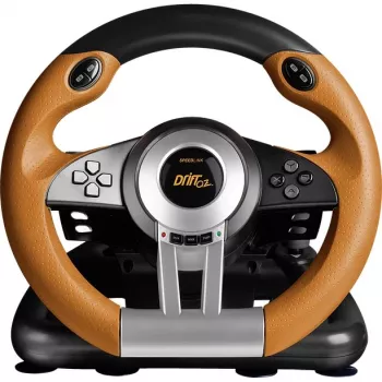 Lenkrad + Pedale Speedlink DRIFT O.Z. Schwarz Grau Orange