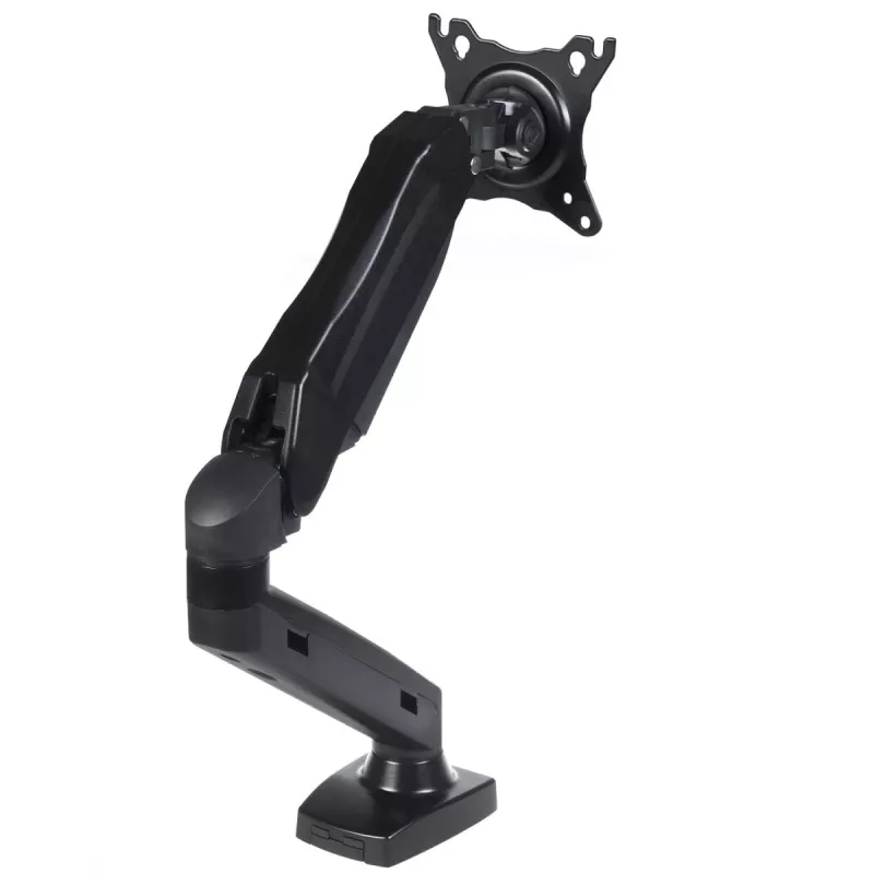 Monitorhalterung MACLEAN MC-860 Tischhalterung für 27 Zoll (68,6 cm) Bildschirme, VESA 75x75–100x100, max. Belastung 8 kg, schwarz