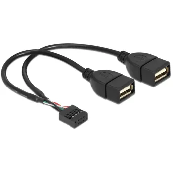 Internes USB-Kabel DeLOCK 83292 0,2 m Buchse auf Buchse