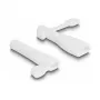 DeLOCK Staubschutzkappe für USB Typ-A-Stecker und USB Typ-C-Stecker Set 2 Stück weiß