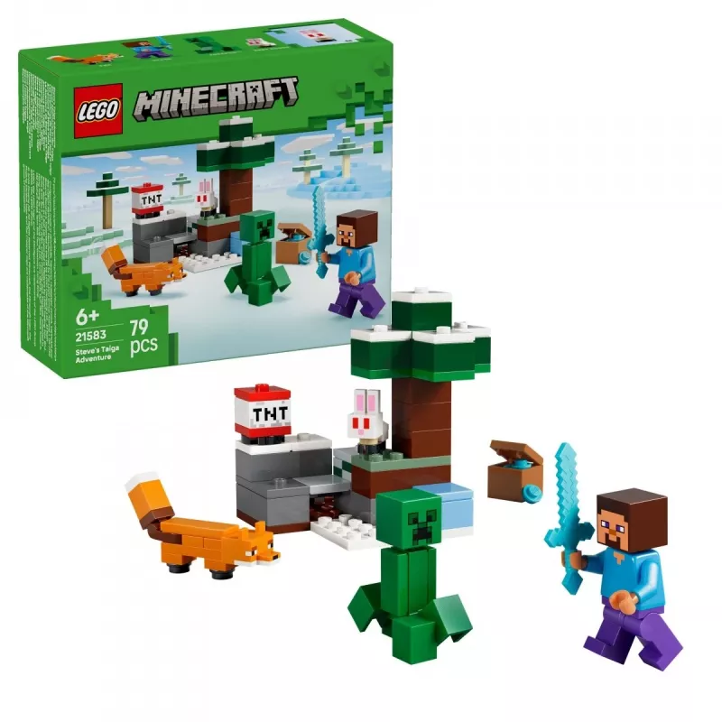 LEGO MINECRAFT 21583 Steves Taiga-Abenteuer