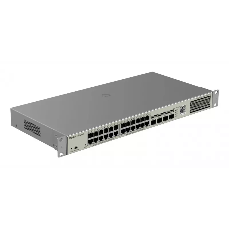 Ruijie Networks RG-NBS3100-24GT4SFP-P-V2 Netzwerk-Switch Managed L2 Gigabit Ethernet (10/100/1000) Power over Ethernet (PoE) Metallisch
