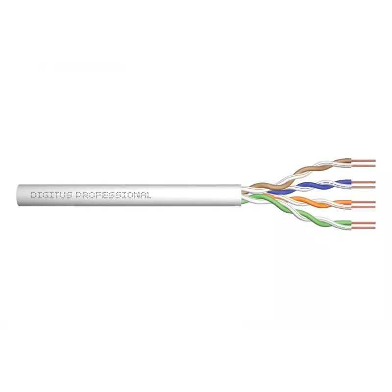 Netzwerkkabel Digitus Cat.5e U/UTP 100 m Grau