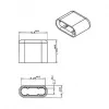 Buchsen-Schutzkappe DeLOCK 64008 USB Type-C Schwarz