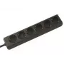 Power Extension Bachmann 381.141S 1.5m 6 AC Outlets Schwarz