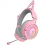 Razer Kraken Kitty V3 Pro - Quartz Headset Kabelgebunden & Kabellos Kopfband Gaming USB Typ-A Bluetooth Rose