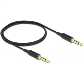 Audiokabel DeLOCK 66075 0,5 m 3,5 mm Schwarz