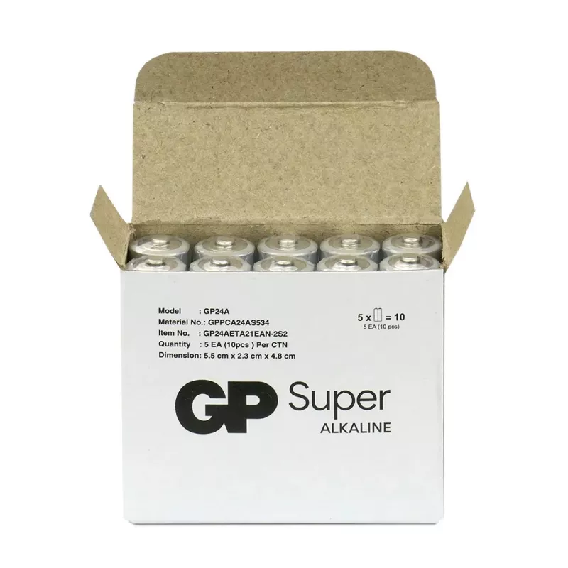 Alkaline AAA-Batterien GP Battery SUPER 1,5V — 10er-Pack