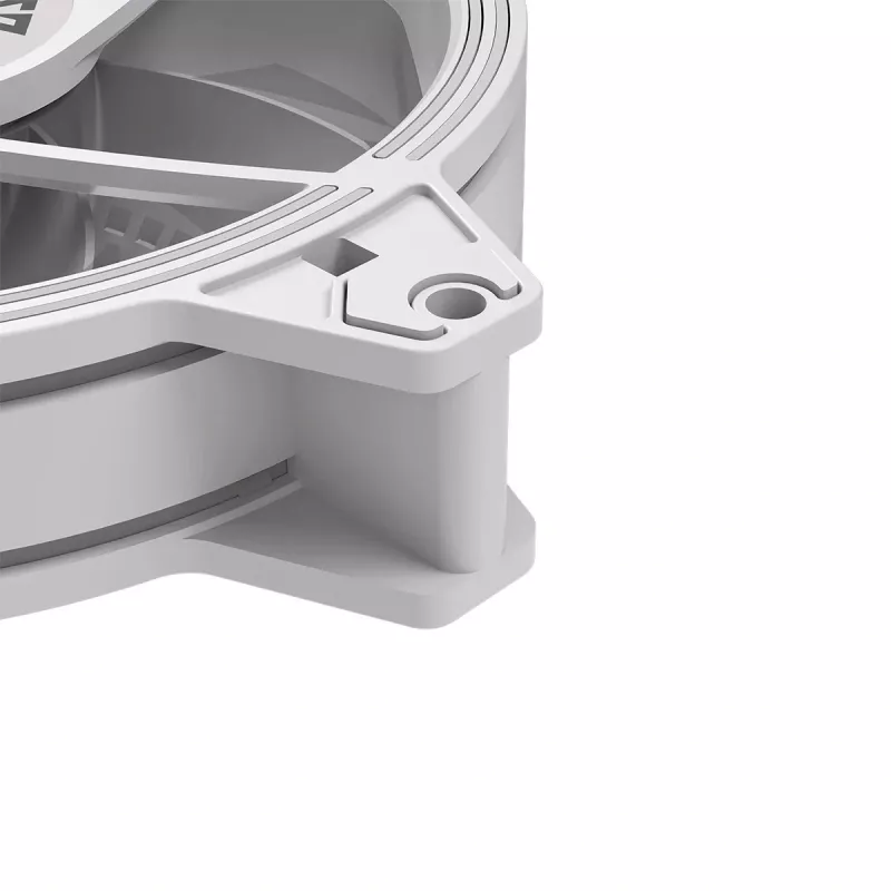 120mm Gehäuselüfter MODECOM VOLCANO APEX 120 ARGB Weiß — 120mm ARGB Kühllüfter