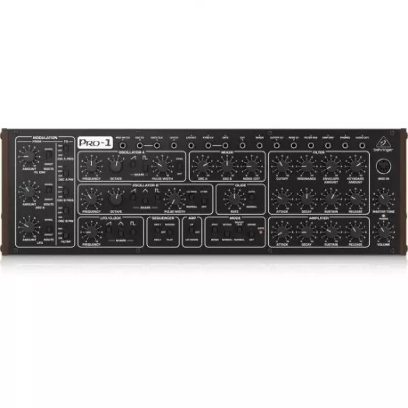 Analog-Synthesizer Behringer PRO-1 monofon mit 37-Tasten-Tastatur