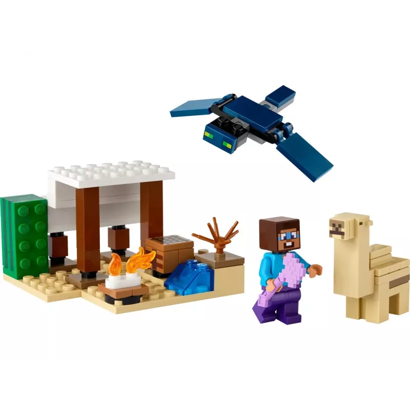 Lego Minecraft 21251 Steves Wüstenexpedition Spielzeug-Biom-Bauset