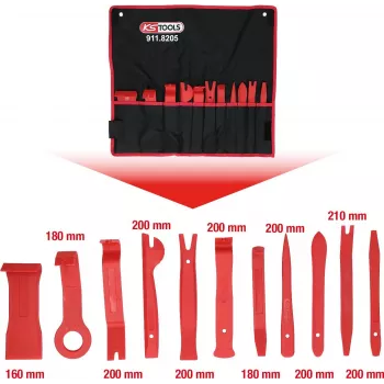 Kunststoff-Keilsatz ks tools MASTER 11-teilig 911.8205