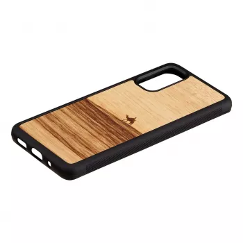 Smartphone-Hülle Man and Wood Galaxy S20 Terra Schwarz – Schutzcover für Samsung Galaxy S20