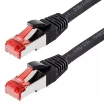 Netzwerkkabel Helos CAT6 S/FTP (PIMF) 20m Schwarz