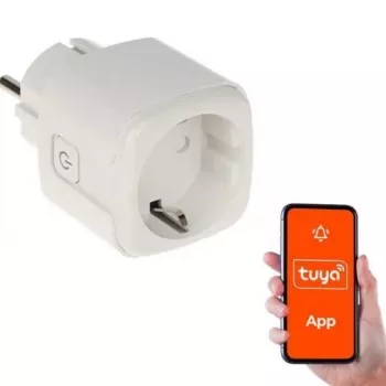 Smart-Stecker GENWAY ATLO-P1-TUYA — Wi‑Fi Smart-Steckdose, Fernsteuerung über Tuya, Einzelsteckdose