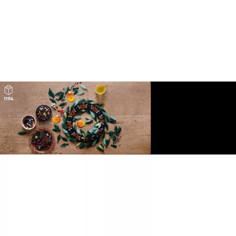 LEGO 10340 Icons Weihnachtskranz Bauspielzeug