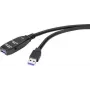 Renkforce RF-4598344 USB-Kabel 5 m USB 3.2 Gen 1 (3.1 Gen 1) USB A Schwarz (RF-4598344)