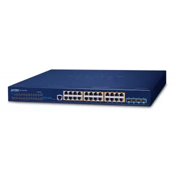Managed Switch PLANET Layer 3 24-Port 10/100/1000T Gigabit Ethernet 1U