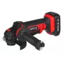 Winkelschleifer YATO YT-82826, 18V Li-Ion 2Ah, 125 mm Scheibe, 10.000 U/min, M14-Gewinde, werkzeuglos verstellbare Schutzhaube