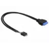 Delock 83095 USB-Kabel Schwarz