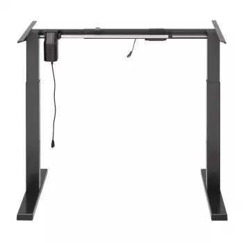 Ergo Office Höhenverstellbarer Elektrischer Schreibtisch, Grau, Max. Höhe 123 cm, 80 kg - ohne Tischplatte, für Steh- und Sitzarbeit, ER-433