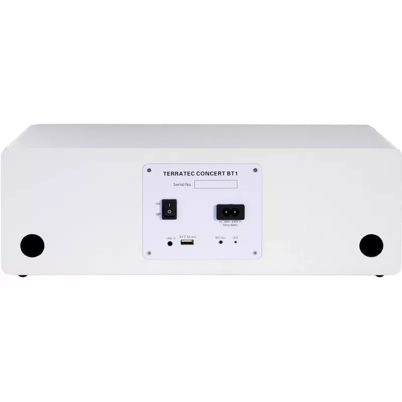 Stereo-Tragbarer Lautsprecher Terratec Concert W1 Weiß