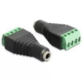 Kabeladapter DeLOCK 65457 3,5 mm 4-polig Schwarz Grün