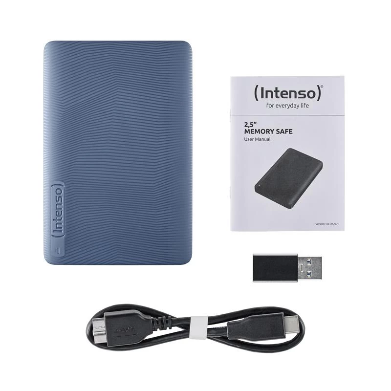 Externe Festplatte | INTENSO | 1000 GB | Farbe Blau | 6029565