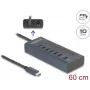 DeLOCK USB-Hub 3.2 Gen 1 Type-C 10000 Mbit/s Blau 64288