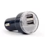 Auto-Ladegerät Gembird EG-U2C2A-CAR-02, 12–24V Eingang, 5V/2,1A Ausgang, 2× USB 2.0, schwarz