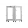 Rack-Schrank 19 15U 600x600-1100 grau