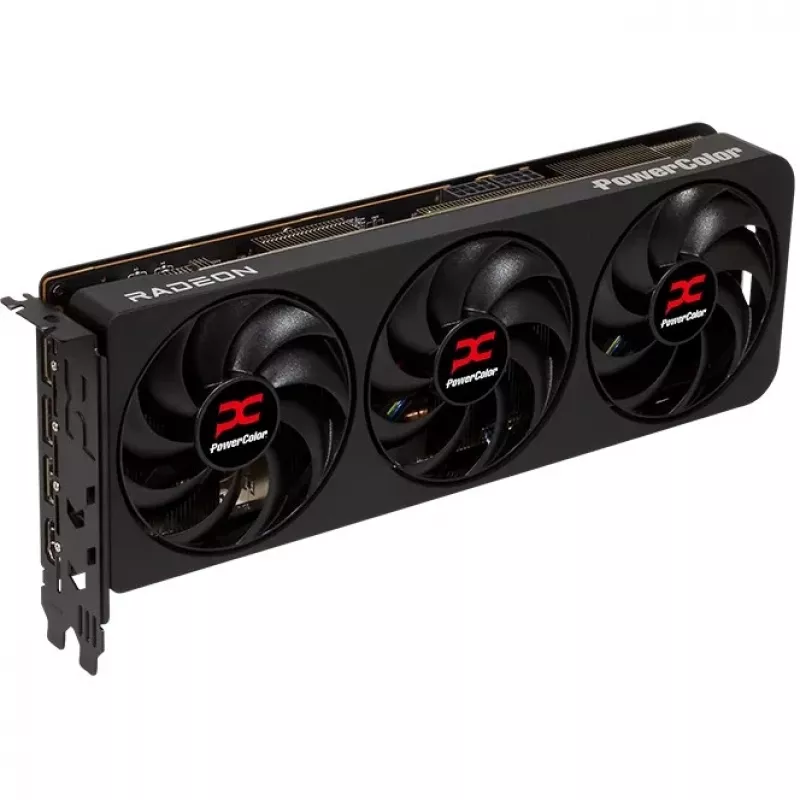 Grafikkarte PowerColor Radeon RX 9070 16 GB GDDR6 PCIe 5.0, 2520 MHz Boost, 3x DisplayPort 2.1a + HDMI 2.1b, 2x 8-Pin