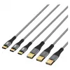 EFB Elektronik USB-A auf USB-C Kabelset 60W QC 3A 3x2m - Digital/Daten (USB-AC-00008)