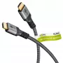 Plus High-Speed-HDMI-Kabel mit Ethernet, 4K @ 60Hz (grau, 15 Meter)