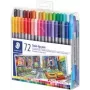 Faserstift Staedtler 3200 Fein/Extra Fett Mehrfarbig 72 Stück
