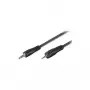 Wentronic Goobay Klinke-Klinke-Verbindungskabel, Schwarz, 2 m - 3,5-mm-Klinkenstecker (3-polig, Stereo) > 2,5-mm-Klinkenstecker (3-polig, Stereo) (50459)