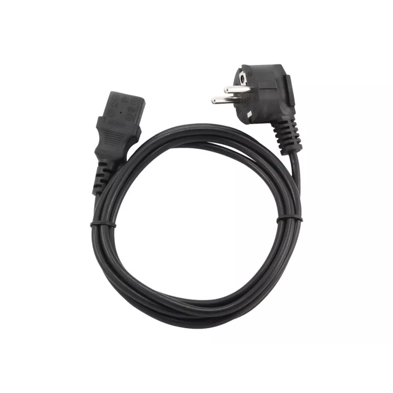Gembird PC-186 Netzkabel Schwarz 1,8 m CEE7/4 C14 Kupplung